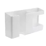 Wall-Mounted Multi-Storage Mobile Charging Holder  – Color: White – Thumbnail 1