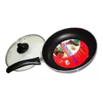 Kiam 28cm Classic Non-Stick & Dishwasher Safe Fry Pan With Glass – Thumbnail 2