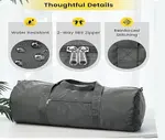Vorspack 28 Inches Foldable & Lightweight Gym Bag for Men – Color: Gray – Thumbnail 3