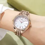 Skmei 1970 Analog Noble Quartz Stainless Steel Wristwatch – Dial Color: Brown, Strap Color:  Brown  – Thumbnail 3