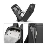 BANGE BG-7277 Business Large Capacity Backpack Men Waterproof Travel Computer Backpack – Color: Gray – Thumbnail 3