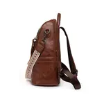 New Design Multi-Pocket PU Leather Women’s Backpack – Thumbnail 3