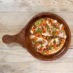 8 Inches Diameter Serving Bat to Wood Pizza Platter – Thumbnail 3