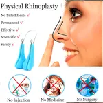 Magic Silicone Lifting Clip Nose Bridge Shaping Corrector Nose – Color: Blue – Thumbnail 4