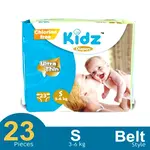 Kidz Breathable Material Belt System Baby Diaper – Quantity: 23 pcs – Thumbnail 2