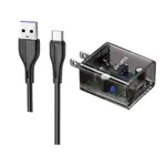 Awei C11T Type-C Transparent Fast Charging Adapter – Thumbnail 1