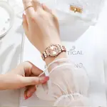 CURREN 9086 Quartz Movement Stainless Steel Women Watch – Dial Color: Pink, Strap Color:  Brown  – Thumbnail 3