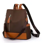 New Oxford Cloth Adequate Capacity Women’s Backpack (Brown) – Thumbnail 2