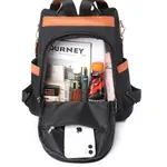 New Oxford Cloth Adequate Capacity Women’s Backpack (Brown) – Thumbnail 3