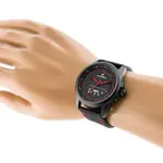 Naviforce NF9124 Luxury Leather Strap Quartz Analog Casual Style Fashion Men's Watch – Dial Color: Red, Strap Color: Black – Thumbnail 6