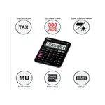 Casio MJ-120D Plus-BK Check & Recheck Mini Desk Type Basic Calculator – Thumbnail 3