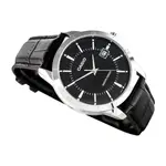 CASIO LTP-V004L-1AUDF Classic Leather Strap Stainless Steel Women's Analog Quartz Watch – Dial Color: Black, Strap Color: Black – Thumbnail 6