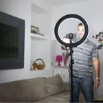 Light Photography Live Broadcasting and Self-portrait 18 Inch Ring Light – Thumbnail 5