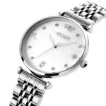Skmei 1800 Quartz Stainless Steel Women’s Watch – Dial Color: Silver, Strap Color: Silver – Thumbnail 2