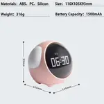 Xiaomi Emoji Pixel Voice Control Alarm Clock With Led Light & Multifunction Digital Clock – Color: Brown – Thumbnail 2
