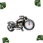 ARTISANS ALLEY Mini Motorcycle Bike Alarm Desk Shelf Table Clock – Color: Black – Thumbnail 4