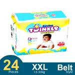 Savlon Twinkle Belt System For Secure Fit Baby Diaper – Quantity: 24 pcs – Thumbnail 2