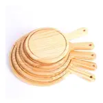05pic Simple Style Wooden Round Shaped Pizza Tray – Thumbnail 2