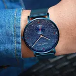 CRRJU 2163 Minimalist Stainless Steel Multifunctional Analog Quartz Men's Watch – Dial Color: Blue, Strap Color: Blue – Thumbnail 4