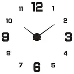 Sulfar DIY 3D Acrylic Sticker Roman Numbers Wall Clock – Thumbnail 1