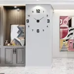 Sulfar DIY 3D Acrylic Sticker Roman Numbers Wall Clock – Thumbnail 3