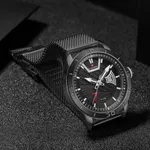 NAVIFORCE NF9155A Stainless Steel Date Function Luxury Men's Watch – Dial Color: Black, Strap Color: Black – Thumbnail 3