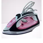VISION YPF-6138 Shock and Burn Proof Electric Steam Iron – Color: Pink – Thumbnail 1