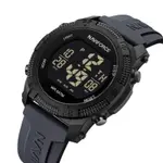 NAVIFORCE NF7104 Luminous Silicone Digital Acrylic Men's Watch  – Dial Color: Black, Strap Color: Grey – Thumbnail 3
