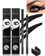 Beauty Glazed Gel Kajal Pencil with Sharpener – Black Matte – Thumbnail 2