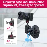 ULANZI SC-02 Suction Mount 4.5'' Magic Arm Bracket for DSLR Camera Mounts – Thumbnail 4