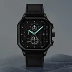 SKMEI 1963 Waterproof Quartz Chronograph Men's Watch – Dial Color: Black, Strap Color: Black – Thumbnail 3