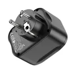 Hoco NS3 18W Multifunctional Socket Adapter with Dual USB Ports – Thumbnail 1