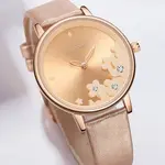 NAVIFORCE NF5012 PU Leather Analog Watch For Women – Dial Color: Brown, Strap Color:  Brown  – Thumbnail 3