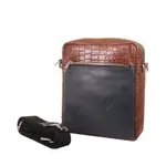 Crocodile SB-MB75 Embossed Design Leather Messenger Bag – Thumbnail 3