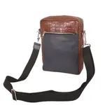 Crocodile SB-MB75 Embossed Design Leather Messenger Bag – Thumbnail 2
