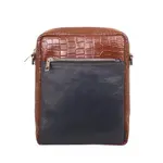 Crocodile SB-MB75 Embossed Design Leather Messenger Bag – Thumbnail 1
