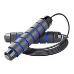 Tangle-Free Rapid Speed Durable & Adjustable Skipping Rope – Color: Blue – Thumbnail 2