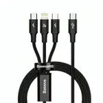 Baseus Rapid Series 3-in-1 20W Fast Charging 1.5m Nylon Braided Cable – Thumbnail 1