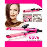 Nova SEL-811 2-in-1 Iron Shockproof Professional Hair Straightener – Thumbnail 3