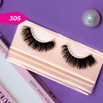 Guerniss 3D 100% mink hair 302 Vegan Durable Eyelashes – Thumbnail 4