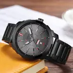 Curren 8266 Luxury Stainless Steel Quartz Fashion Men's Watch – Dial Color: Black, Strap Color: Black – Thumbnail 2