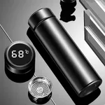 500ml Stainless Steel Water Bottle LED Temperature Display Flask – Capacity: 500 ml, Color: Black – Thumbnail 2