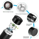 500ml Stainless Steel Water Bottle LED Temperature Display Flask – Capacity: 500 ml, Color: Black – Thumbnail 4