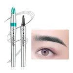 QIC Eyebrow Pencil with 4 Tip Microblade Eyebrow Pen Light Brown – Thumbnail 1