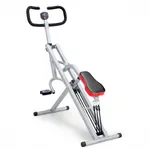 Marcy  XJ-6334 Squat Rider Machine for Glutes and Quads Workout Silver & Black – Thumbnail 2