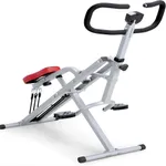 Marcy  XJ-6334 Squat Rider Machine for Glutes and Quads Workout Silver & Black – Thumbnail 3