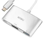 WiWu Alpha C2H 3 in 1 USB Type-C Hub – Thumbnail 1