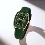 NAVIFORCE NF5049 Movement Fashion Barrel-Shaped Women’s Watch – Dial Color: Green, Strap Color: Green  – Thumbnail 2