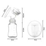 Double Pump Electric Portable Manual Breast Pump with 2 Bottles – Thumbnail 4