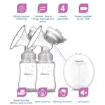 Double Pump Electric Portable Manual Breast Pump with 2 Bottles – Thumbnail 2